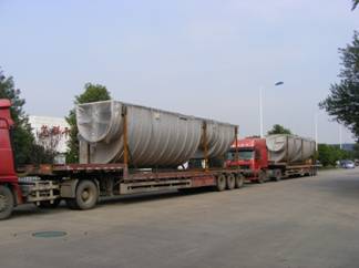 大型流化床干燥機準時出廠